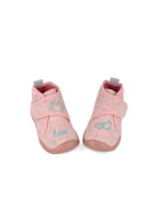 Biomecanics pantofi fete de interior BioHome 25-30 Fieltro Rosa cu Love si inimioara