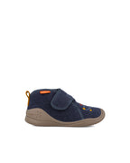 Biomecanics pantofi baieti de interior BioHome 25-30 Fieltro Azul cu animale