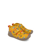 Biomecanics pantofi baieti de interior BioHome 25-30 Gabardina Mostaza cu dino