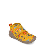 Biomecanics pantofi baieti de interior BioHome 25-30 Gabardina Mostaza cu dino