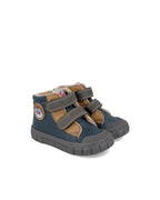 Garvalin By Biomecanics pantofi baieti Barefoot captusiti 22-28 Nobuck PU Azul Marino