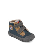 Garvalin By Biomecanics pantofi baieti Barefoot captusiti 22-28 Nobuck PU Azul Marino