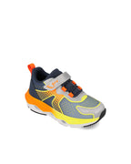 Garvalin By Biomecanics pantofi sport baieti 28-35 Mat Azul cu portocaliu si galben