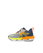 Garvalin By Biomecanics pantofi sport baieti 28-35 Mat Azul cu portocaliu si galben