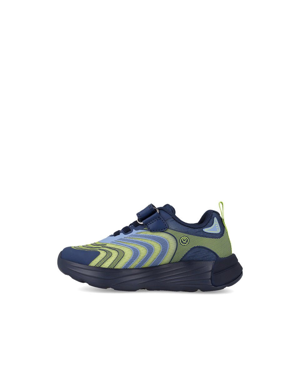 Garvalin By Biomecanics pantofi sport baieti 22-30 Mat Azul Y Lima