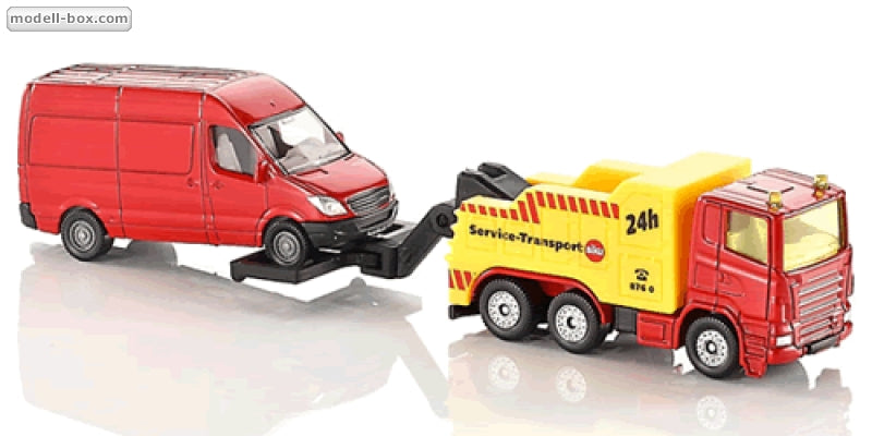 Siku Jucarie Masinuta Scania Breakdown Truck VW Van 3ani+