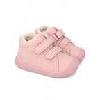 Biomecanics pantofi fete Wider captusiti cu lana 19-26 Nobuck Rosa