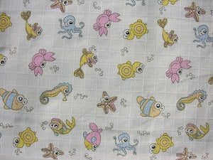 Baby Bruin scutec textil din bumbac cu imprimeu 90x140 cm 1 buc/set