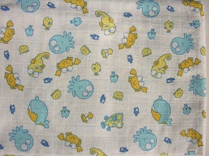 Baby Bruin scutec textil din bumbac cu imprimeu 90x140 cm 1 buc/set
