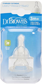 Dr.Brown's Tetine silicon cu gat ingust 2/3m+ 02