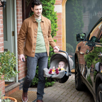 Joie scaun auto i-Snug 2 cu tetiera reglabila 40-75 cm R129 Quartz