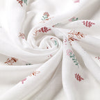 Baby Ono scutec textil Bamboo Natural  70x70 cm 3 buc Roz cu flori