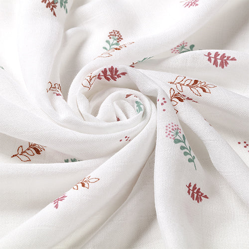 Baby Ono scutec textil Bamboo Natural  70x70 cm 3 buc Roz cu flori