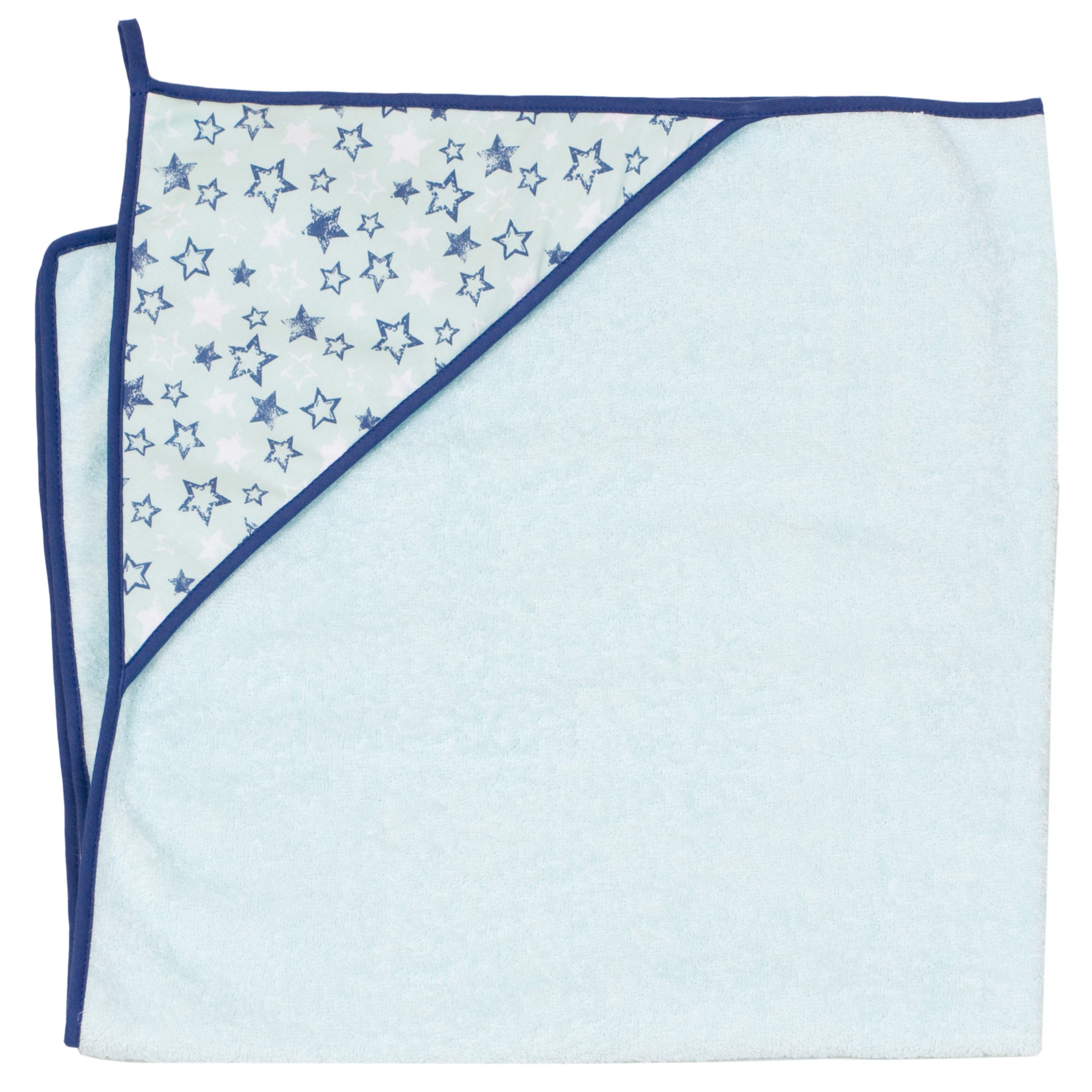 Ceba Baby prosop de baie 100x100 cm Stelute Turquoise