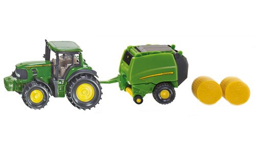 Siku Jucarie Masinuta  John Deere Plus Baler Die Cast Miniature 3ani+ Imagine principală a produsului