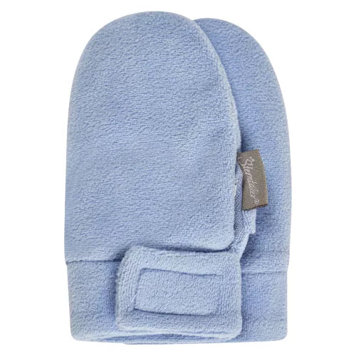 Sterntaler manusi  fara deget din microfibra cu inchidere velcro 0-6 luni Light Blue Imagine principală a produsului