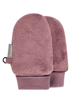 Sterntaler manusi fara deget din Teddy fleece cu mansete 0-6 luni Rosewood