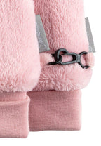 Sterntaler manusi fara deget din Teddy fleece cu mansete 0-6 luni Light Pink
