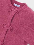Mayoral cardigan fete din tricot cu fundite 2-10 ani Petala melanj