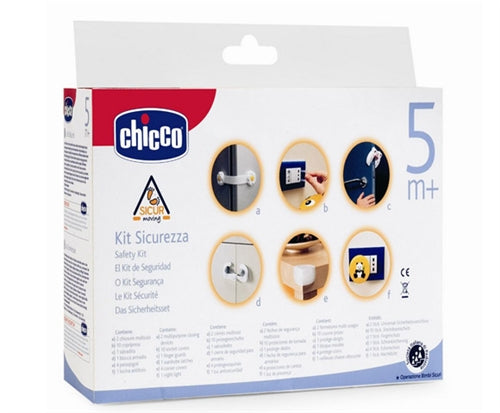 Chicco Kit de siguranta pentru dulap,priza,usa,frigider si lampa 5m+