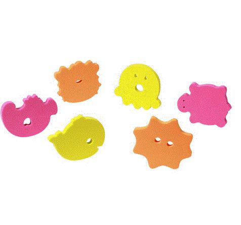 Baby Ono Set 6 jucarii de baie puzzle 3m+ Imagine principală a produsului
