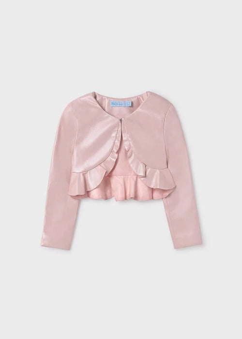 Abel&Lula bolero fete imitatie de piele 4-14 ani Pastel
