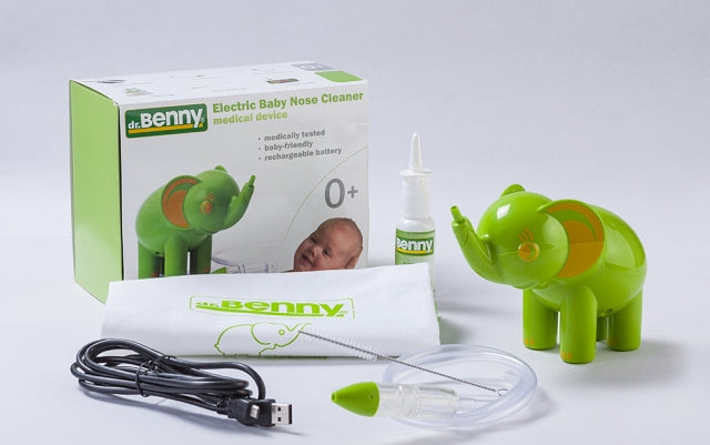 Dr.Benny Aspirator Nazal Electric forma Elefant 0m+ Imagine principală a produsului