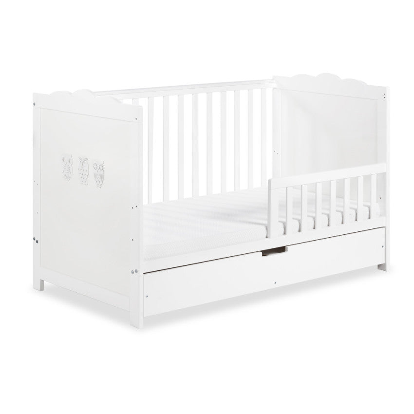 Klups patut din lemn cu sertar 140x70 01