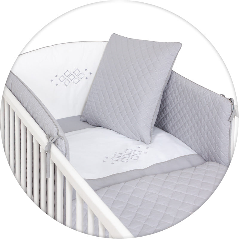 Ceba Baby lenjerie pat Caro Gri 01