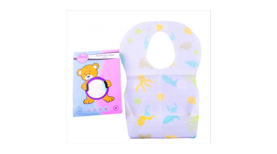 Baby Bruin bavetica de unica folosinta cu buzunar