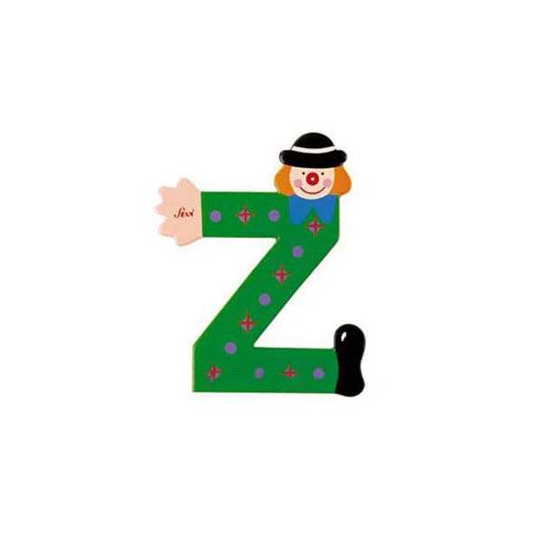 Sevi Litera din lemn cu clovn "Z"