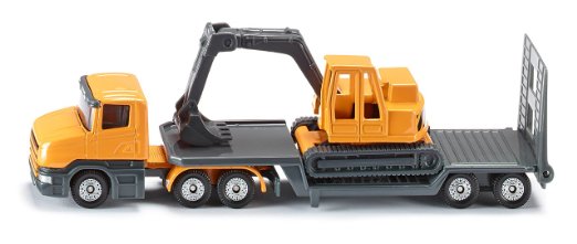 Siku Jucarie Masinuta Low Loader with Excavator 3ani+ Imagine principală a produsului