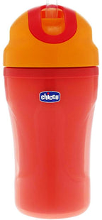 Chicco Cana cu pai INSULATED CUP de 266ml pentru 18m+ fara BPA - Rosu