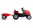 Smoby tractor cu pedale si remorca Farmer XL 05