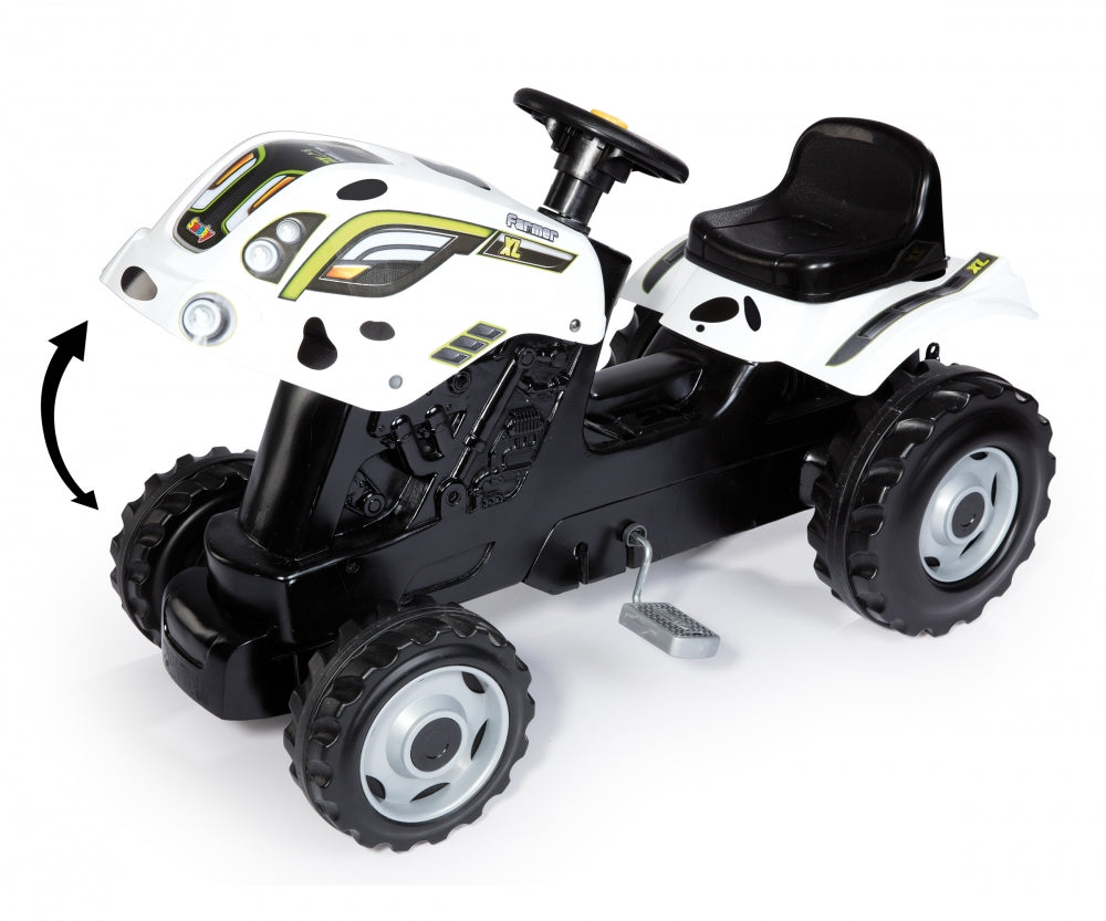 Smoby tractor cu pedale si remorca Farmer XL 03