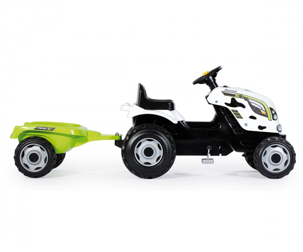 Smoby tractor cu pedale si remorca Farmer XL 04