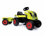 Smoby tractor cu pedale si remorca 01