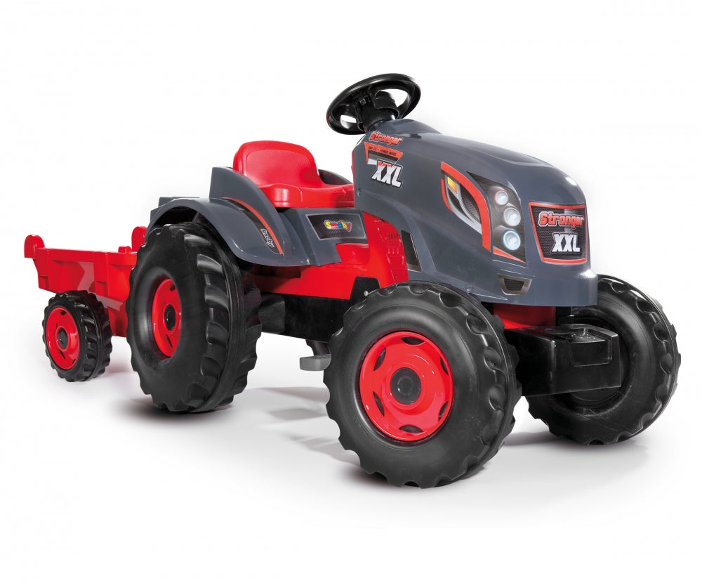 Smoby tractor cu pedale si remorca Stronger XXL 01