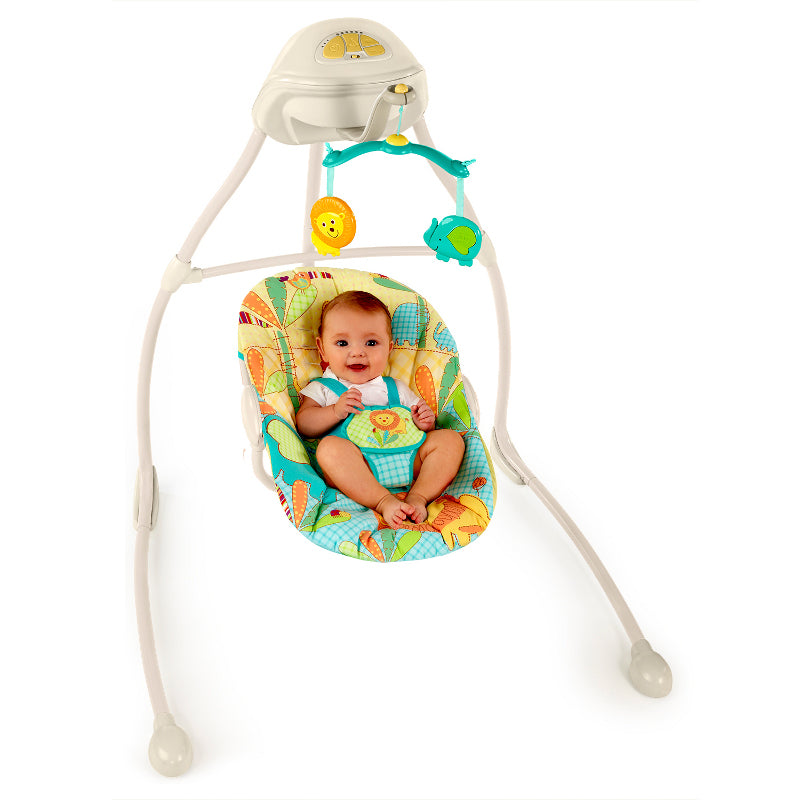 Bright Starts Big Top Buddies leagan cu 2 directii de leganare 0m+, Sunnyside