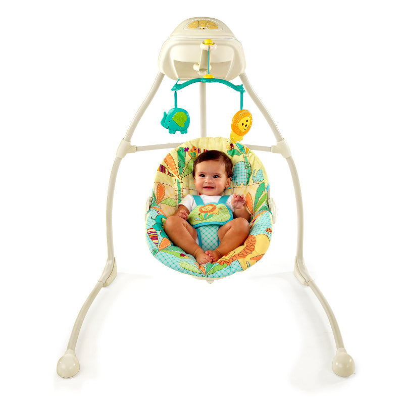 Bright Starts Big Top Buddies leagan cu 2 directii de leganare 0m+, Sunnyside