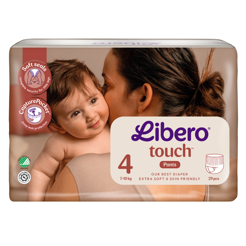Libero scutec copii Touch Pant 4 pentru 7-10 kg 29 buc