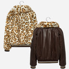 Mayoral geaca reversibila pentru fete Chocolate  02