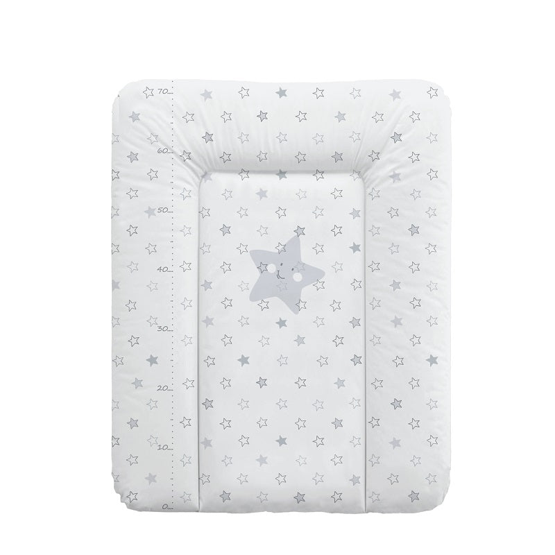 Ceba Baby Saltea pentru infasat 70x50 cm moale Stelute gri Imagine principală a produsului