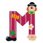 Sevi Litera din lemn cu clovn "M"