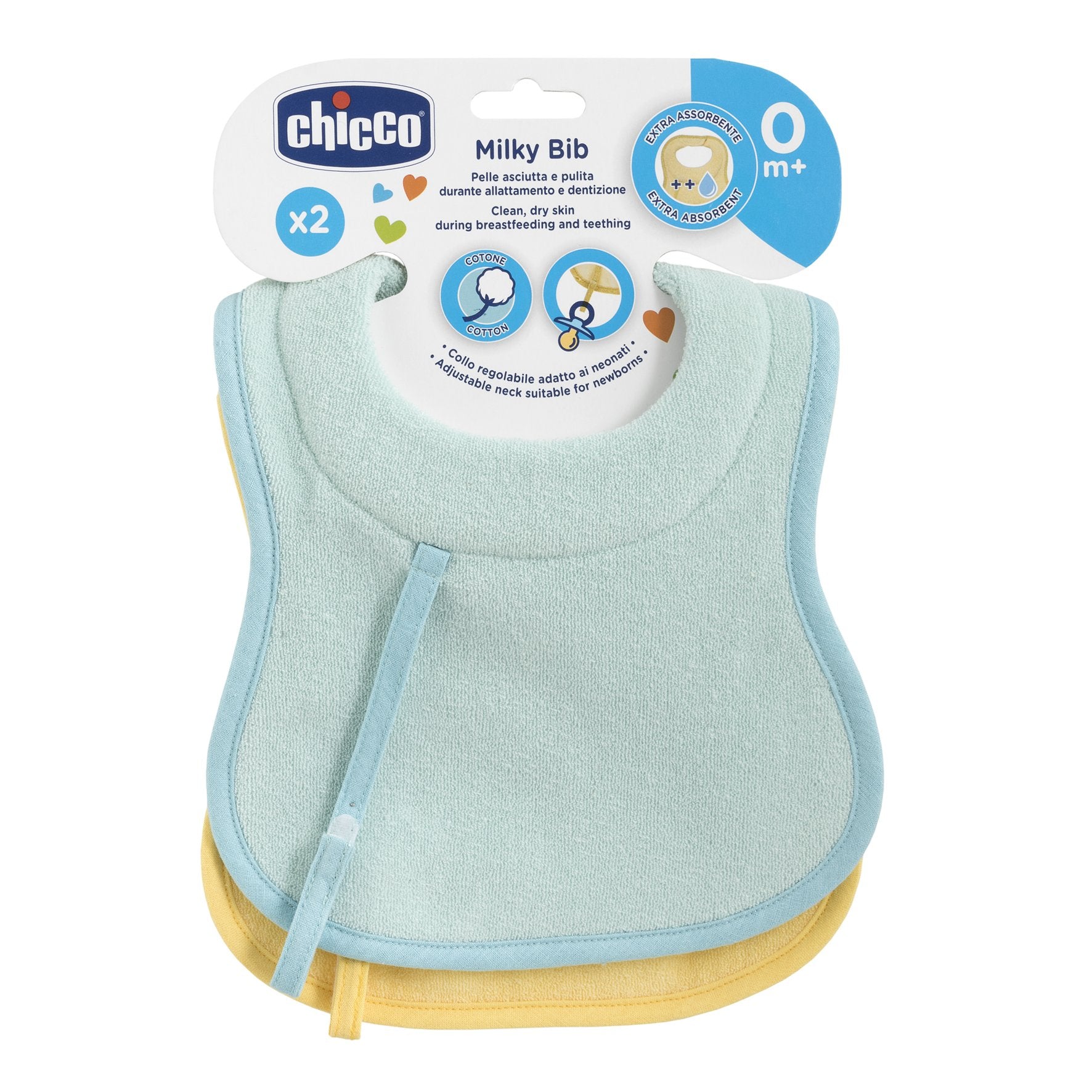 Chicco Baveta frotir cu gat extra absorbant 0m+ 01 Imagine principală a produsului