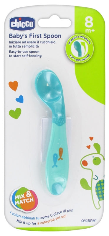 Chicco lingurita inclinata Baby's First Spoon 8m+  Imagine principală a produsului