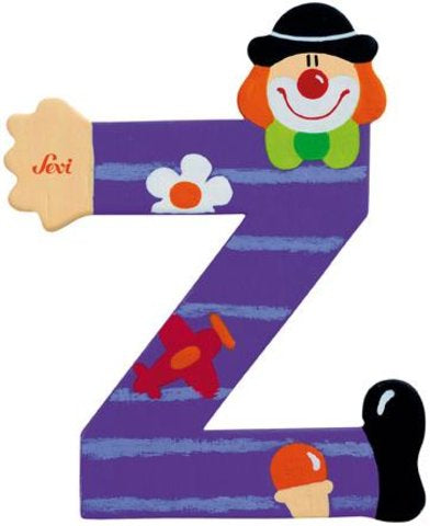 Sevi Litera din lemn cu clovn "Z" Imagine principală a produsului