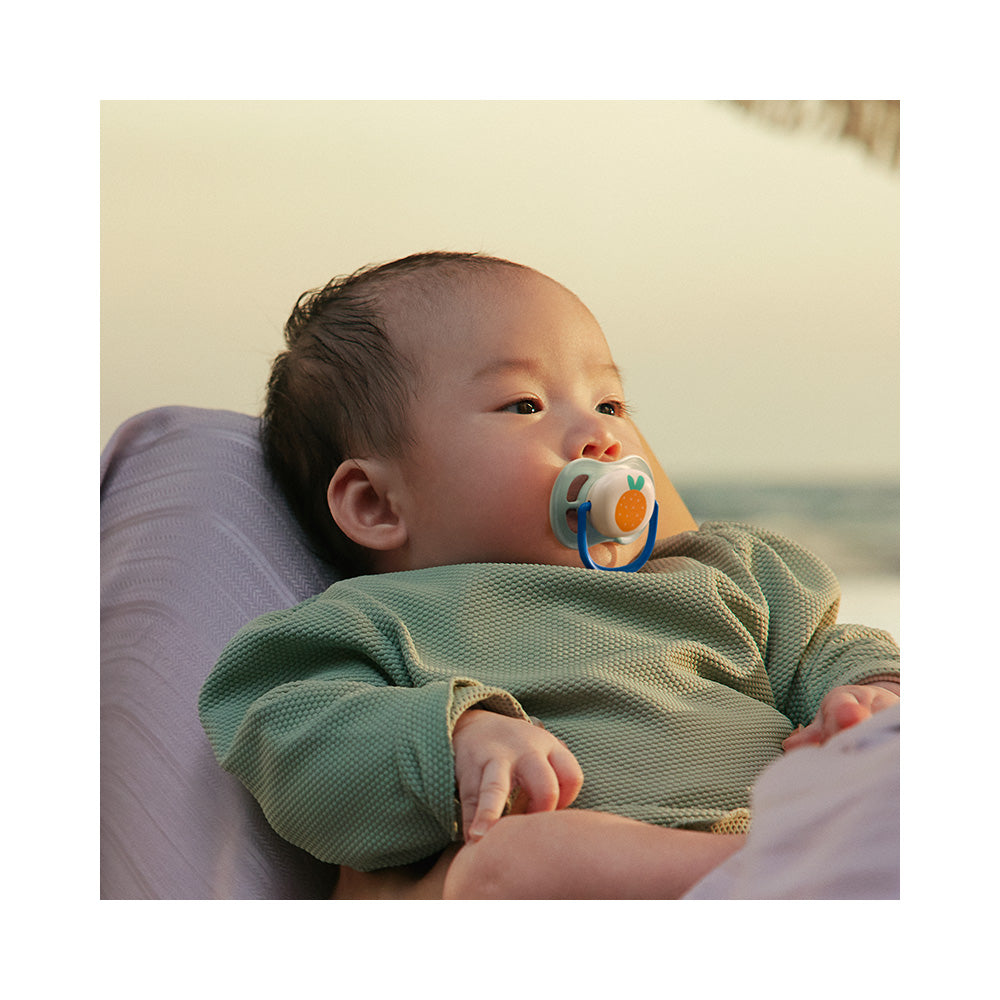 Philips Avent suzeta silicon Ultra Air 0-6  luni 2 buc Happ