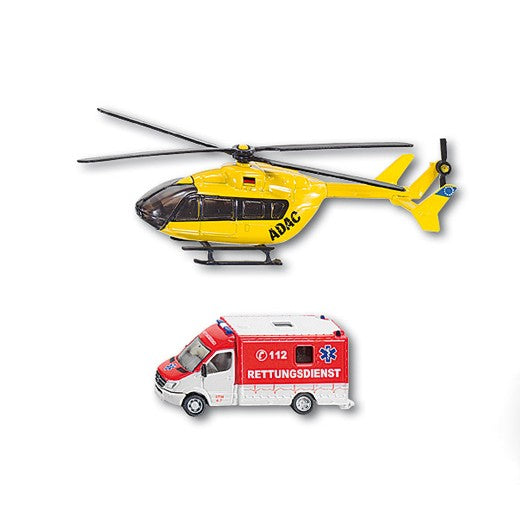 Siku Jucarie Masinuta Rescue Service Set 3ani+