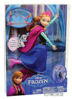 Disney Papusa Ana din Frozen patineaza 3ani+